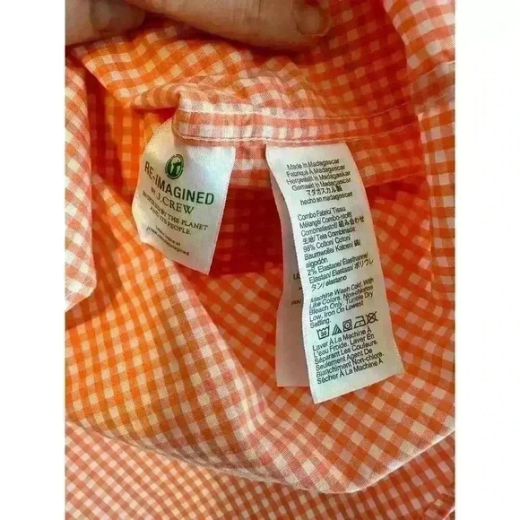 NWT J. Crew Classic Flex Washed Button Up Shirt Size M - Picture 4 of 6